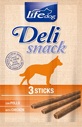 Life Dog 50004 Delisnacks Flagge mit 3 Sticks Huhn, 11 g Life Dog 50004 Delisnacks Flagge mit 3 Sticks Huhn, 11 g von Life Dog