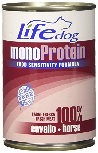 Life Dog Monoprotein, Pferd, 390 g Dose von Life Dog
