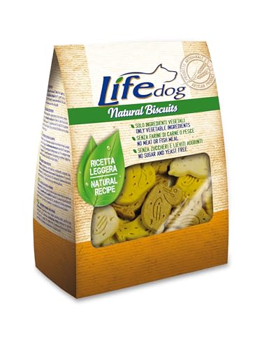 Life Dog Natural Biscuits Kekse in Tierform 500 g von Life Dog