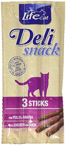Life Deli Snack Sticks, mit Huhn und Ente, 3 Sticks von Life