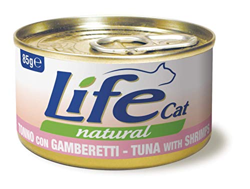 Life Cat Natural Thunfisch mit Garnelen, Dose 85g von Life