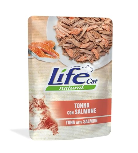 Life Cat Natural Thunfisch mit Lachs, Beutel 70g von Life