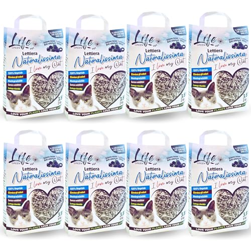 LifeGreen Naturalissima Katzenstreu, 16 kg, Aktivkohle, mit Erbsenfaser und Maisstärke, pflanzlich, biologisch abbaubar, klumpend, geruchshemmend LifeGreen Naturalissima Katzenstreu, 16 kg, Aktivkohle, mit Erbsenfaser und Maisstärke, pflanzlich, biologisch abbaubar, klumpend, geruchshemmend von LifeGreen