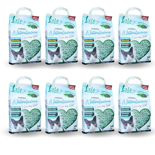 LifeGreen Naturalissima Katzenstreu, 16 kg, grüner Tee, mit Erbsenfaser und Maisstärke, pflanzlich, biologisch abbaubar, klumpend, geruchshemmend LifeGreen Naturalissima Katzenstreu, 16 kg, grüner Tee, mit Erbsenfaser und Maisstärke, pflanzlich, biologisch abbaubar, klumpend, geruchshemmend von LifeGreen