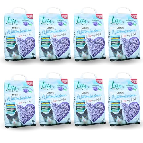 LifeGreen Naturalissima Katzenstreu 16 kg Lavendel, mit Erbsenfaser und Maisstärke, pflanzlich, biologisch abbaubar, klumpend, geruchshemmend LifeGreen Naturalissima Katzenstreu 16 kg Lavendel, mit Erbsenfaser und Maisstärke, pflanzlich, biologisch abbaubar, klumpend, geruchshemmend von LifeGreen