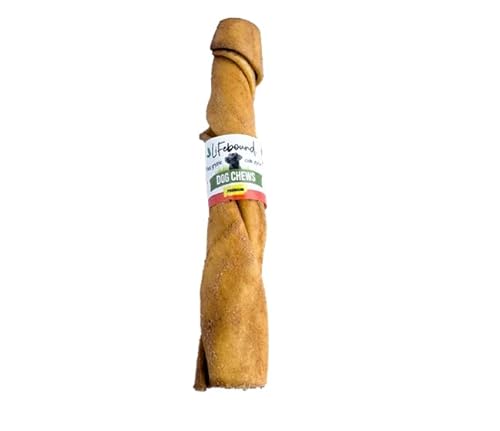 Gedrehter Kauknochen für Hunde – Natürlicher Kausnack zur Zahnpflege – Beschäftigung & Genuss – Für kleine bis große Hunde – Langanhaltend & fettarm (kurz/12,7cm, Bacon) von Lifebound