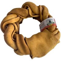 Lifebound Kauknochen aus Kalbsleder, geflochten, 6 Stück, 15 cm von Lifebound