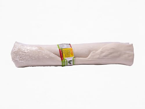 Natürlicher Kauknochen für Hunde – Leckerer Kausnack zur Zahnpflege – Langanhaltend, fettarm & ohne Zusatzstoffe – Für alle Hunde (groß/22,8-25,4cm, Natur) von Lifebound