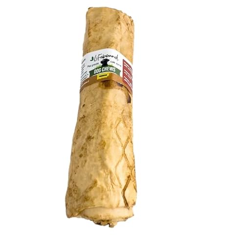 Natürlicher Kauknochen für Hunde – Leckerer Kausnack zur Zahnpflege – Langanhaltend, fettarm & ohne Zusatzstoffe – Für alle Hunde (klein/12,7cm, Erdnussbutter) von Lifebound