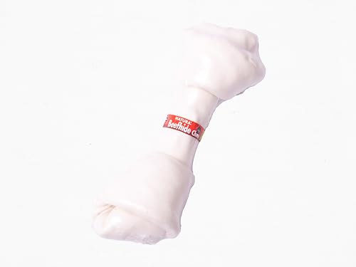 Premium Kauknochen für alle Hunde – Kalbshaut Kausnack zur Zahnpflege & Beschäftigung – Natürlich & fettarm (2XL/38,1-40,64, Natur) von Lifebound