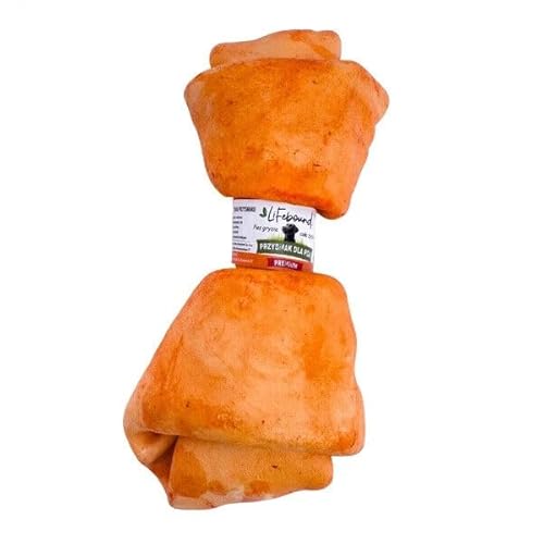 Premium Kauknochen für alle Hunde – Kalbshaut Kausnack zur Zahnpflege & Beschäftigung – Natürlich & fettarm (S/10-12,7cm, Honig) von Lifebound
