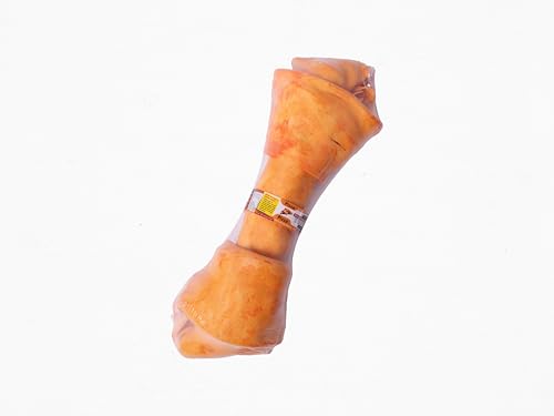 Premium Kauknochen für alle Hunde – Kalbshaut Kausnack zur Zahnpflege & Beschäftigung – Natürlich & fettarm (XL/20,3-22,8cm, Pizza) von Lifebound