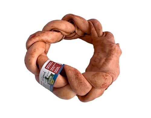 Ring-Kauknochen für Hunde – Natürlicher, zahnfreundlicher Kausnack in Ringform – Langanhaltender Kauspaß – Ohne Zusatzstoffe – Für kleine bis große Hunde (12,7-15,2cm, Lamm) von Lifebound