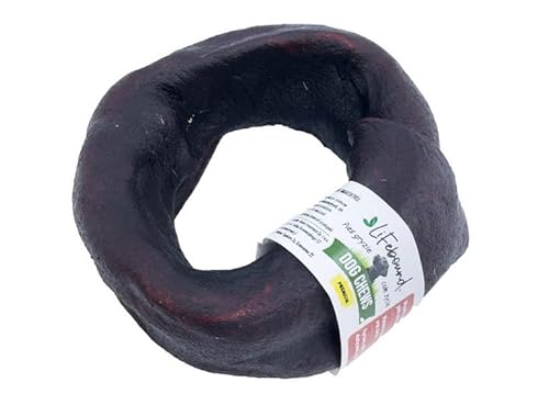 Ring-Kauknochen für Hunde – Natürlicher, zahnfreundlicher Kausnack in Ringform – Langanhaltender Kauspaß – Ohne Zusatzstoffe – Für kleine bis große Hunde (Kleiner Ring/8,9cm, Kollagen) von Lifebound