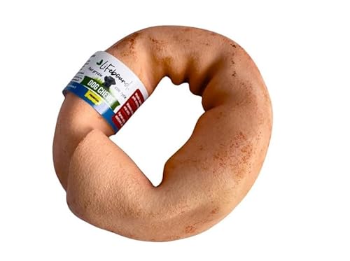 Ring-Kauknochen für Hunde – Natürlicher, zahnfreundlicher Kausnack in Ringform – Langanhaltender Kauspaß – Ohne Zusatzstoffe – Für kleine bis große Hunde (Kleiner Ring/8,9cm, Lamm) von Lifebound