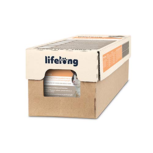 Amazon-Marke: Lifelong Katzenfutter, Pastete mit Geflügel, 100g, 16er-Pack von Lifelong