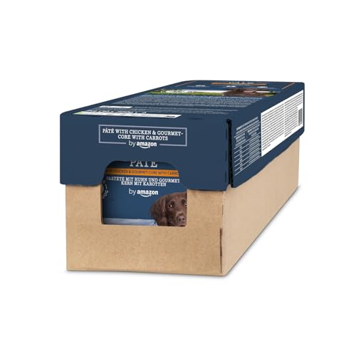 by Amazon Hundefutter, Pastete mit Huhn und Gourmet-Kern mit Karotten und Nudeln, 300 g, 10 Stück (zuvor Lifelong !) von by Amazon