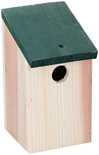 Lifetime Garden Vogelhaus - Niskasten für Vögel für Draußen - Perfect für Kleine Vögel - 12 x 14 x 22 cm - Holz von Lifetime Garden