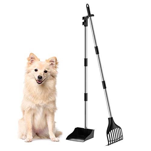 Lifewit Plastik-Hundekotschaufel für den Garten, Leichter tragbarer KOT-Schaufel für mittelgroße/kleine Hunde, Verstellbarer Metallstiel mit langem Griff, Kotschaufel-Set für Rasen, Garten, Gras Lifewit Plastik-Hundekotschaufel für den Garten, Leichter tragbarer KOT-Schaufel für mittelgroße/kleine Hunde, Verstellbarer Metallstiel mit langem Griff, Kotschaufel-Set für Rasen, Garten, Gras von Lifewit