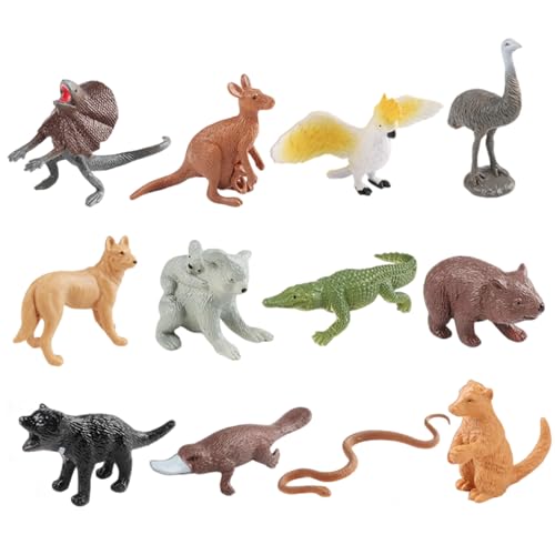 12pcs Tierfiguren für Kleinkinder, realistische kognitive Tierspielzeug, Simulation australische Figuren, Desktop -Dekorationspädagogikspielzeug für Kinder Jungen Geschenke, für Kleinkinder, Anima 12pcs Tierfiguren für Kleinkinder, realistische kognitive Tierspielzeug, Simulation australische Figuren, Desktop -Dekorationspädagogikspielzeug für Kinder Jungen Geschenke, für Kleinkinder, Anima von Ligeinsrk