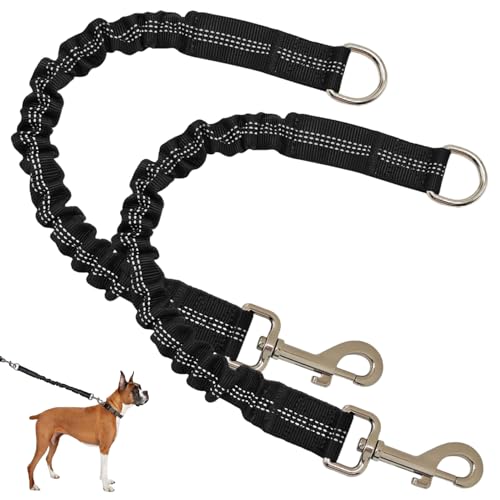 Bungee Dog -Leinenverlängerungsbefestigung, 2pcs 18 -Zoll -Nylon -Stoßdämpfer -Hunde -Training, erweiterbare Bungee -Leine für große Hunde, die Laufen, Gehen Bungee Dog -Leinenverlängerungsbefestigung, 2pcs 18 -Zoll -Nylon -Stoßdämpfer -Hunde -Training, erweiterbare Bungee -Leine für große Hunde, die Laufen, Gehen von Ligeinsrk