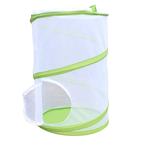 Insektenlebensraum Käfig Insekten Caterpillar House Net Terrarium Mesh Cage mit Reißverschlussschutz L. von Ligeinsrk