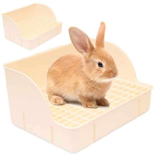 Kaninchenstreublech, quadratische Kunststoff -Meerschweinchen -Müllschale, leicht zu installierende Kaninchen -Toilette mit Knopf, leicht zu reinigendem Töpfchen Kaninchenstreublech, quadratische Kunststoff -Meerschweinchen -Müllschale, leicht zu installierende Kaninchen -Toilette mit Knopf, leicht zu reinigendem Töpfchen von Ligeinsrk