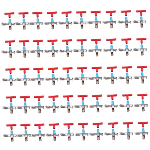 Ligeinsrk Kaninchenwasserspender Brustwarze, 50pcs Kaninchen -Wasserversorgungssystem, automatische Feeder Nippel, Wasserer für Hasen -Meerschweinchen -Frettchen von Ligeinsrk