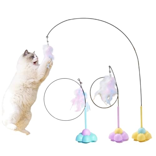 Ligeinsrk Katzenstabspielzeug, 3PCS -Saugnapfkatzen -Katzen Spielzeug, selbst Spielen interaktive Kätzchenspielzeug für Innenkatzen Ligeinsrk Katzenstabspielzeug, 3PCS -Saugnapfkatzen -Katzen Spielzeug, selbst Spielen interaktive Kätzchenspielzeug für Innenkatzen von Ligeinsrk