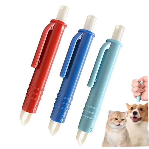 Ligeinsrk Tick Remover Tool Pen 3PCS/Set tragbarer Leichter PP -Handheld -Tick -Pinzierende Fangstift für Hunde und Katzen, Entfernungskit, Entferner Ligeinsrk Tick Remover Tool Pen 3PCS/Set tragbarer Leichter PP -Handheld -Tick -Pinzierende Fangstift für Hunde und Katzen, Entfernungskit, Entferner von Ligeinsrk