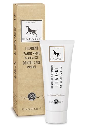 Zahncreme für Hunde – natürliche Zahnreinigung mit Kokosöl, Kurkuma & Papaya-Extrakt, sanft & effektiv, bei Zahnbelag, Zahnstein & Mundgeruch, LILADENT von LILA LOVES IT, 75 ml von LILA LOVES IT