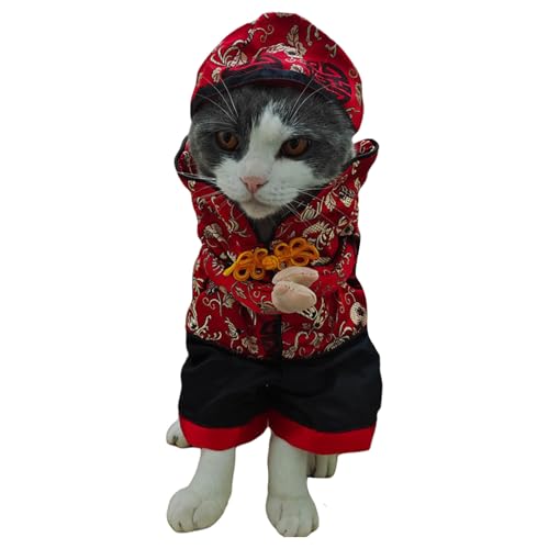 Einfach Zu Tragen Haustier Overalls Maschinenwaschbar Hunde Katzen Festival Thema Kleidung Für Halloween Neujahrsparty Geting Einfache Wear Hunde Overall Für Partys von Lilinzhi