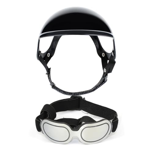 Hundebrillen Hundehut Welpe Helme Motorradschatten Sicherheitshelme Einstellbares Tierschutzgetriebe Mit Einstellbarem Riemen Hundebrillen Hundehut Welpe Helme Motorradschatten Sicherheitshelme Einstellbares Tierschutzgetriebe Mit Einstellbarem Riemen von Lilinzhi