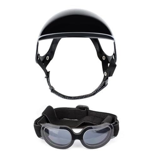Hundebrillen Hundehut Welpe Helme Motorradschatten Sicherheitshelme Einstellbares Tierschutzgetriebe Mit Einstellbarem Riemen Hundebrillen Hundehut Welpe Helme Motorradschatten Sicherheitshelme Einstellbares Tierschutzgetriebe Mit Einstellbarem Riemen von Lilinzhi