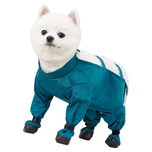 Hundeschutz Coveralls Staubdichte Regenhosen Mit Belüftetem Stoff Einfach Zu Tragenes Design Wasserdach Overalls Für Rassen Hunderegenanzug Für Outdoor Aktivität von Lilinzhi