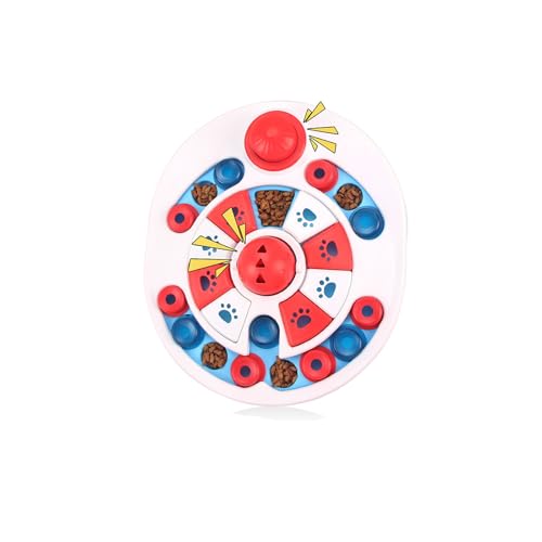 Interaktiver Hunde-Puzzle-Futterspender, Leckerli-Spender, Hunde-Puzzle-Spielzeug mit Quietscher & Rutschfester, langsamer Futternapf für geistige Bereicherung, IQs-Training & Angstlinderung Interaktiver Hunde-Puzzle-Futterspender, Leckerli-Spender, Hunde-Puzzle-Spielzeug mit Quietscher & Rutschfester, langsamer Futternapf für geistige Bereicherung, IQs-Training & Angstlinderung von Lilinzhi