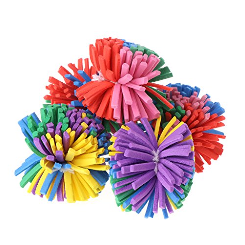 Lilinzhi 5 Stück Fun For Teaser, bunte Blumen, sicheres EVA, für interaktive Haustiere Lilinzhi 5 Stück Fun For Teaser, bunte Blumen, sicheres EVA, für interaktive Haustiere von Lilinzhi