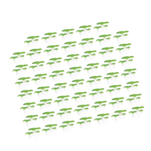 Lilinzhi 54pcs Kunststoffwasseroberflächen Schwimmende Pflanzenrealistische Aquarium Dekore Verbessert Die Künstliche Schwimmpflanze Für Aquarium Der Lebensräume von Lilinzhi