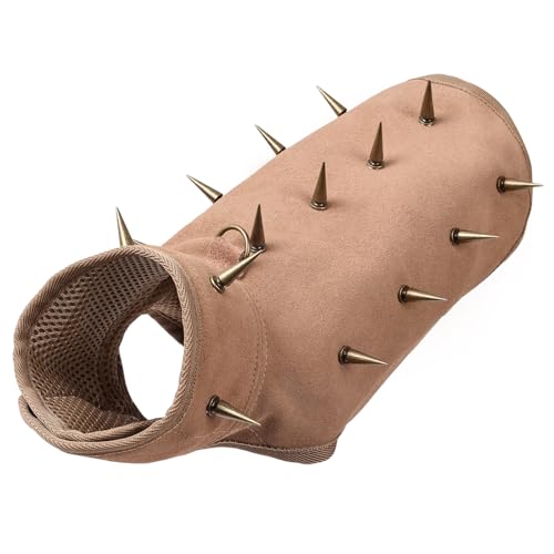 Lilinzhi Ergonomische Hundeschutzweste Metallnieten für tägliche Spaziergänge reißfest gegen Angriffe Kleidung für kleine Rassen reißfeste Lederweste Lilinzhi Ergonomische Hundeschutzweste Metallnieten für tägliche Spaziergänge reißfest gegen Angriffe Kleidung für kleine Rassen reißfeste Lederweste von Lilinzhi