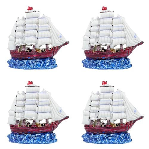 Lilinzhi Fischtank Künstliche Pflanzenlandschaft Fischtanks Dekorationen Für Aquarien Terrarium Garnelen Segel Boote Ornamente Lebensraum Haustier Safe Aquarium Dekoration von Lilinzhi