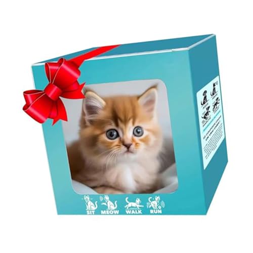 Lilinzhi Intelligence Katzen Begleiter Plüschspielzeug Mit Bellenden Schwanzwedel Traktionsseil Design Für Kleinkind Lernen Interaktion Bellen Katzen Plüschspielzeug Zu Kriechen Lilinzhi Intelligence Katzen Begleiter Plüschspielzeug Mit Bellenden Schwanzwedel Traktionsseil Design Für Kleinkind Lernen Interaktion Bellen Katzen Plüschspielzeug Zu Kriechen von Lilinzhi