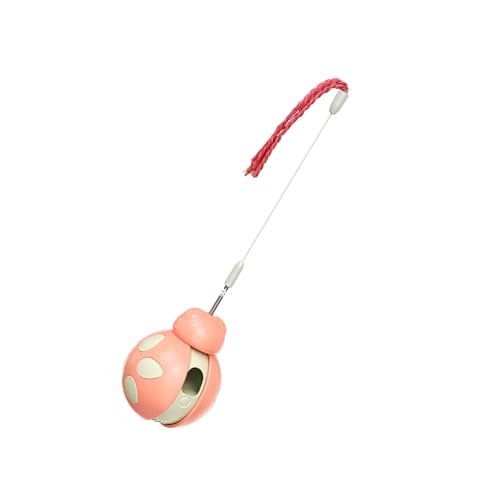Lilinzhi Interaktive Katzen Spielen Spielzeug Langsamer Feeder Mit Neckenden Schwanzrollspielzeug Multifunktionale Katzen Necken Interaktive von Lilinzhi