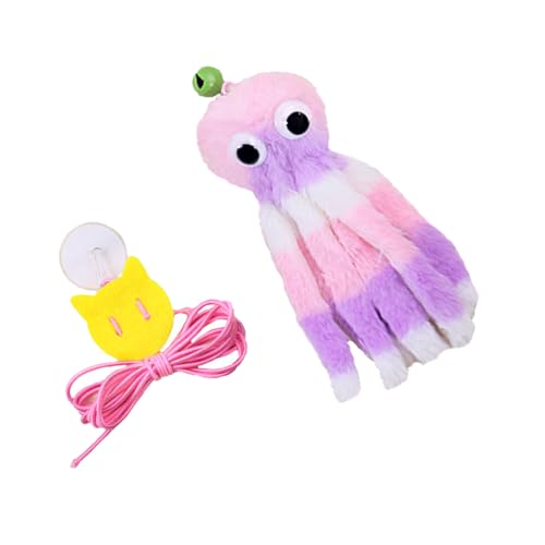 Lilinzhi Kätzchen-Spielzeug, sicher, interaktiv, hängend, weiches Plüsch, Geräuschmacher, Unterhaltung, quietschend, Wandmontage von Lilinzhi