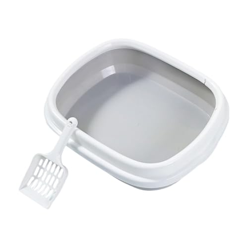 Lilinzhi Spritzer Resistente Haustierstreue Tablettluftlöcher Löcher Abnehmbare Struktur Würfe Box Geeignet Für Verschiedene Rassen Niedrige Trackings Halb Geschlossene Katzen Sandkasten Sandkasten Lilinzhi Spritzer Resistente Haustierstreue Tablettluftlöcher Löcher Abnehmbare Struktur Würfe Box Geeignet Für Verschiedene Rassen Niedrige Trackings Halb Geschlossene Katzen Sandkasten Sandkasten von Lilinzhi