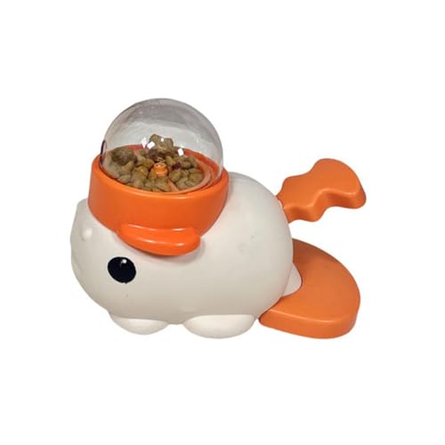 Press Activated Pet Treats Dispenser Fish Shape Feeders Promotes Slow Eating Habits Interaction Mental Challenge Mental Stimulation Pet Treats Feeder von Lilinzhi