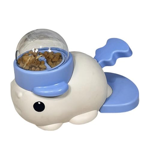 Press Activated Pet Treats Dispenser Fish Shape Feeders Promotes Slow Eating Habits Interaction Mental Challenge Mental Stimulation Pet Treats Feeder von Lilinzhi