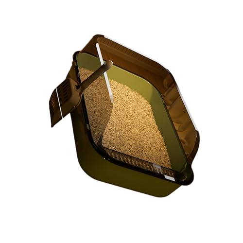 Semizierte Katzentoilette Mit Wand Splash Kräftigen Kratzfeste Verbesserung des Geruchsprävention Müllschale Für Katzen Übergroße Geschlossene Katzen Toilette Semizierte Katzentoilette Mit Wand Splash Kräftigen Kratzfeste Verbesserung des Geruchsprävention Müllschale Für Katzen Übergroße Geschlossene Katzen Toilette von Lilinzhi