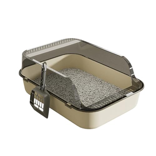 Semizierte Katzentoilette Mit Wand Splash Kräftigen Kratzfeste Verbesserung des Geruchsprävention Müllschale Für Katzen Übergroße Geschlossene Katzen Toilette Semizierte Katzentoilette Mit Wand Splash Kräftigen Kratzfeste Verbesserung des Geruchsprävention Müllschale Für Katzen Übergroße Geschlossene Katzen Toilette von Lilinzhi