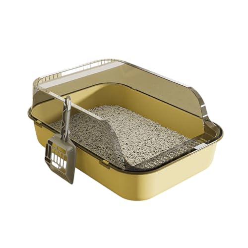 Semizierte Katzentoilette Mit Wand Splash Kräftigen Kratzfeste Verbesserung des Geruchsprävention Müllschale Für Katzen Übergroße Geschlossene Katzen Toilette Semizierte Katzentoilette Mit Wand Splash Kräftigen Kratzfeste Verbesserung des Geruchsprävention Müllschale Für Katzen Übergroße Geschlossene Katzen Toilette von Lilinzhi