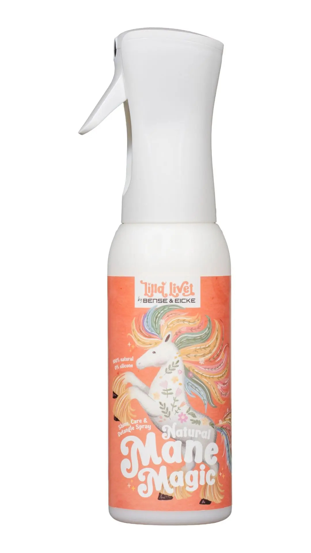 Lilla Livet Natural Mane Magic 500 ml Silikonfreies Glanzspray für Mähne, Schweif und Fell von Lilla Livet